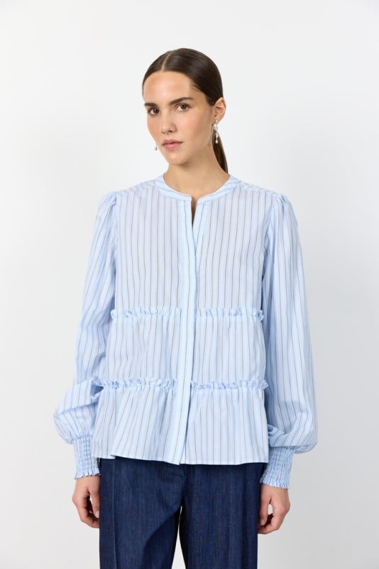 Lrpaulo 2 Skjorte Lyseblå